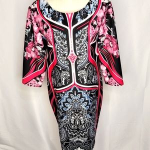 Tiana‎ B Abstract Design Dress Size 18. #252